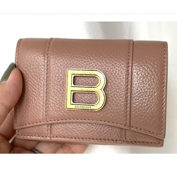 BALENCIAGA 600212 アワーグラス かい コンパクトウオレット【美品】