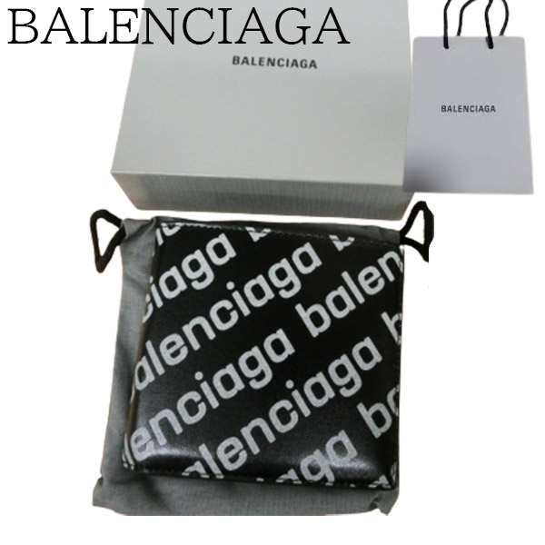 【送料無料】【新品■正規品■ギフト包装無料】BALENCIAGA バレンシアガ キャッシュ 二つ折りウォレット 59431523V73 1090 折りたたみウ