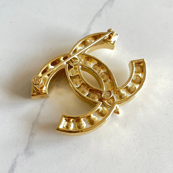 CHANEL CCロゴブローチ ゴールド正規品