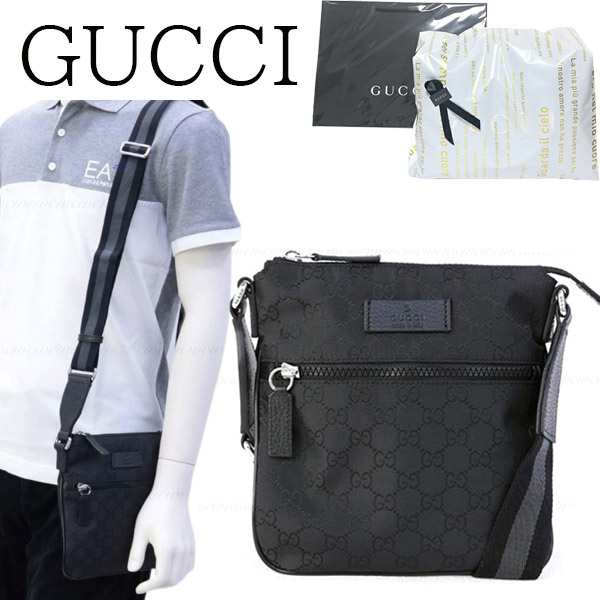 【新品■正規品■送料無料■ギフト包装無料】GUCCI グッチ ナイロンショルダーバッグ 449183 G1XHN メンズ 男性 ギフト プレゼント  誕生｜au PAY マーケット