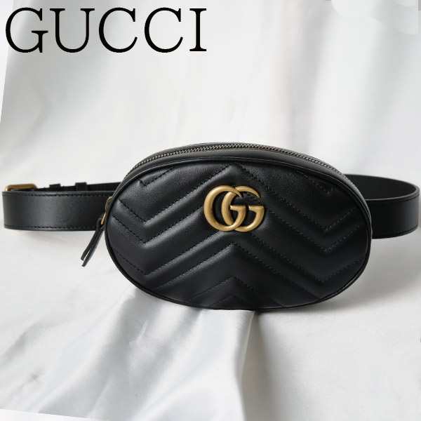 【新品■正規品■送料無料■ギフト包装無料】GUCCI グッチ レザー ウエストバッグ　476434 DSVRT 1000 レディース 女性 ギフト プレゼン