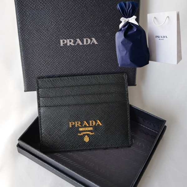 【新品■正規品■送料無料■ギフト包装無料】PRADA プラダ 存在感あるゴールドロゴレザー カードケース 1MC0252D93 レディース 女性 ギフ