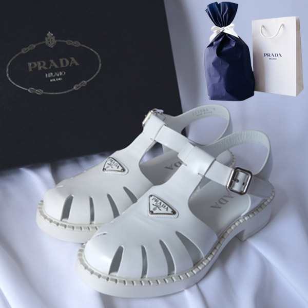 【新品■正規品■送料無料■ギフト包装無料】PRADA プラダ 三角ロゴレザーフィッシャーマンサンダル 2X3084 メンズ 男性 ギフト プレゼン