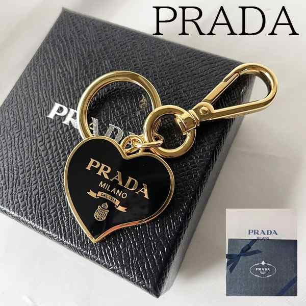 元の価格 ギフト包装無料】PRADA プラダ 激レア ハートがかわいいロゴ