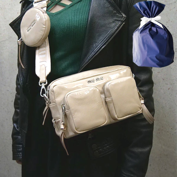 新品□正規品□送料無料□ギフト包装無料】MIUMIU ミュウミュウ ポーチ  