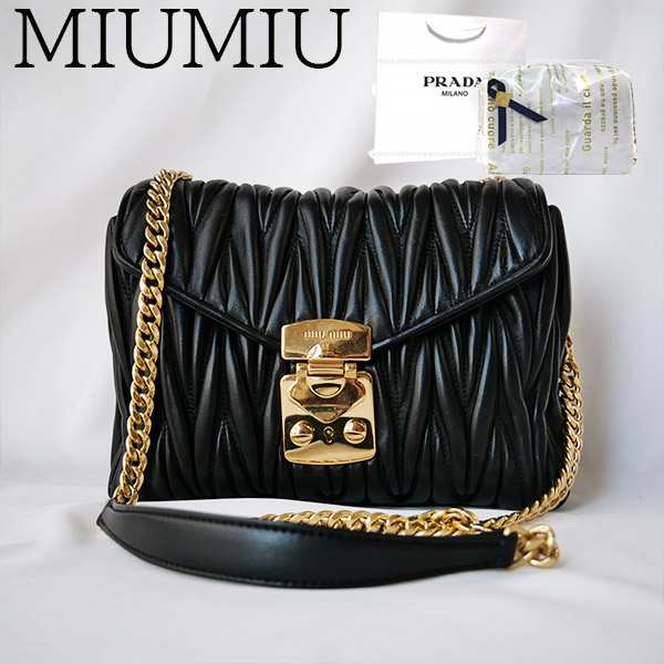 ミュウミュウ MIUMIU チェーンショルダーバッグMIUMIU