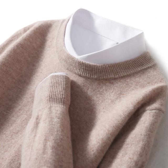 カシミヤ100％ メンズ セーター カシミヤ セーター 紳士 クルーネック メンズ カシミヤセーター カシミア