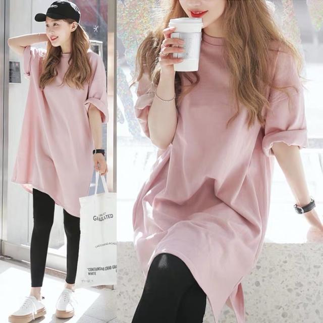 ロングtシャツ レディース 半袖 ゆる ドロップショルダー 五分袖 無地 ボートネック おしゃれ ヒップホップ ダンス衣装 ストリート系 フの通販はau Pay マーケット プリマーク