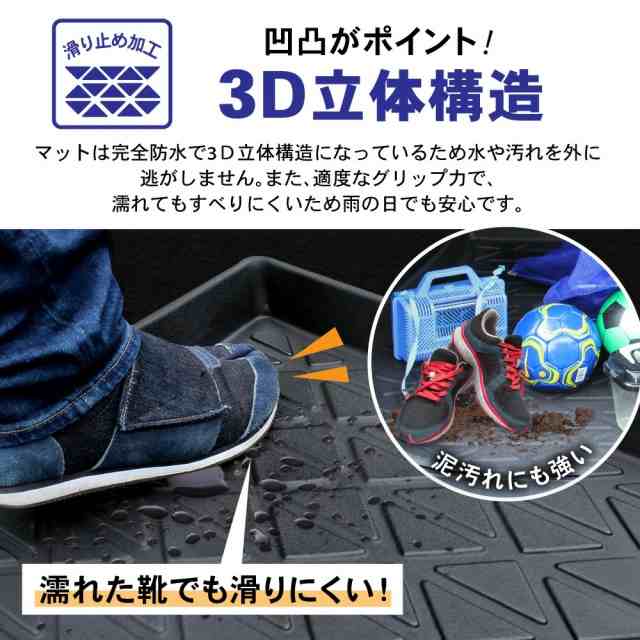 新型 シエンタ 10系 15系 ラゲッジマット ラゲッジ マット 3D 防水 防