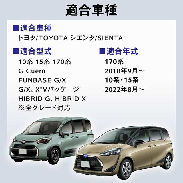 新型 シエンタ コンソールボックス 170系 コンソール ボックス 10系 15