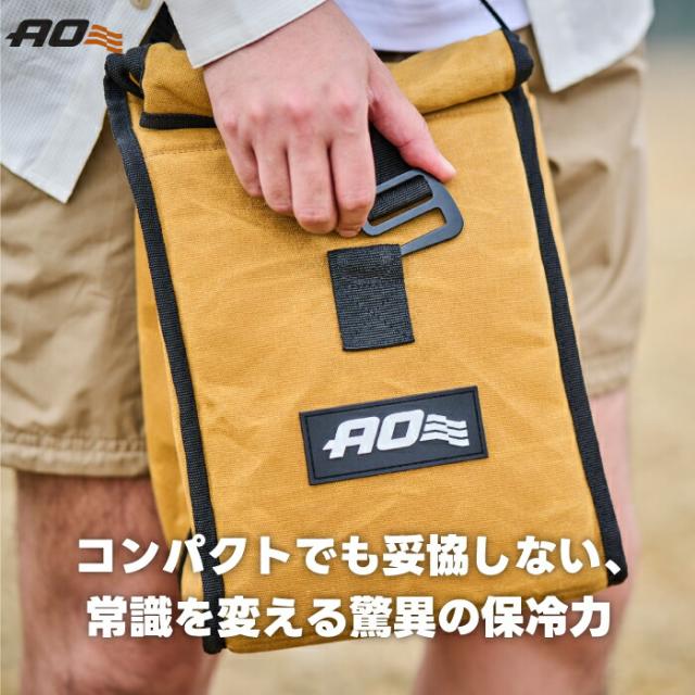 クーラーバッグ ランチクーラー AO Coolers エーオークーラーズ ワックスド キャンバス ソフトクーラー 5.7L 5層構造 クーラーボックス トート 保冷バッグ バッグ 断熱 6缶 ペットボトル 収納 キャンプ アウトドア ピクニック 行楽 運動会 お花見 おしゃれ