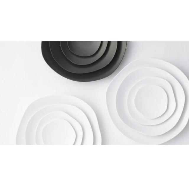 【ポイント10倍 送料無料】feuille 4点 皿セット グロスホワイト 艶あり | 日本製 プレート 食器 仕切り皿 取り皿 お皿 薬味 陶器 小皿 料理 皿 引き出物 スタッキング テーブルウェア キッチン 和食器 セラミック 収納 かわいい おしゃれ プレゼント 結婚祝い 白 ギフト
