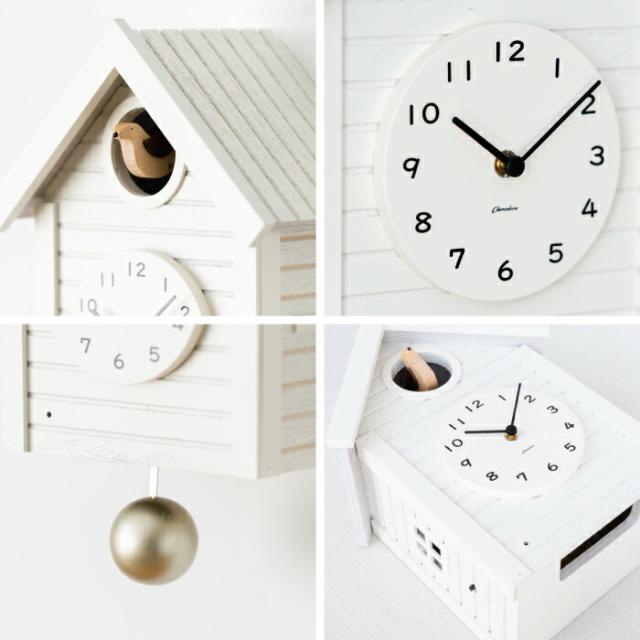 電波カッコー時計 木製 振り子時計 静音 おしゃれ Cuckoo CLOCK 木製鳩時計 日本製 2WAY 壁掛け時計 置き時計 時報機能付き 音が鳴る アナログクロック 北欧風 ナチュラル 木のぬくもり 寝室 リビング インテリア かわいい  新生活 引越し プレゼント ギフト_9
