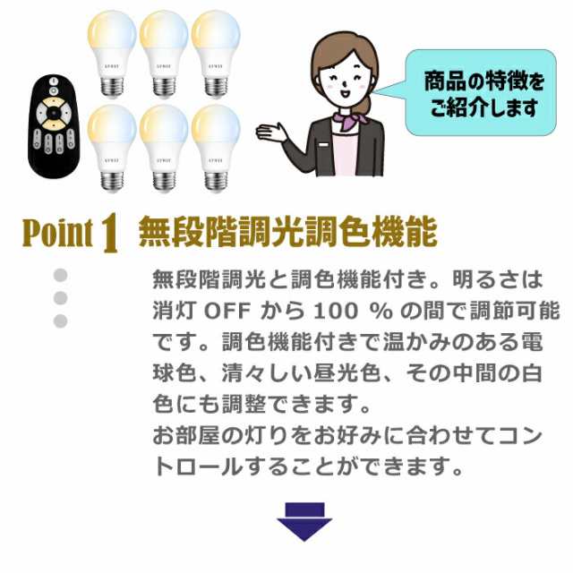 LED電球 E26口金 6個セット フィラメント電球 調光 調色 リモコン付き 8.3W 60W形相当 LEDランプ 昼光色 昼白色 電球色 遠隔操作 省エネ 節電 常夜灯 広配光 照明器具 明るい 家庭照明 LED照明 長寿命 寝室 商業施設 廊下 店舗照明 新生活 引越し 新築祝いの通販は