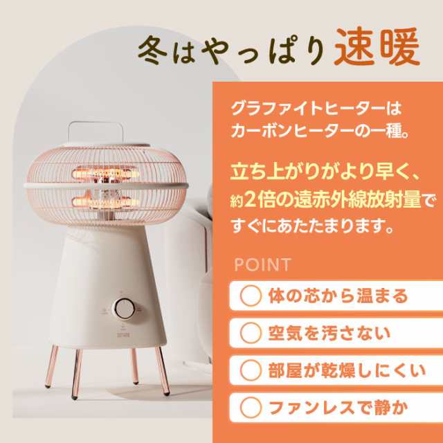 SOTHING小太陽暖房機-園幾 ストーブ 電気ストーブ 暖房器具 - 空調