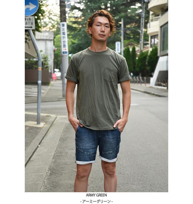 メンズ Tシャツ 半袖 厚手 ポケット Tシャツ 無地 メンズ ポケットtシャツ 無地tシャツの通販はau Pay マーケット Muzistyle ムジスタイル