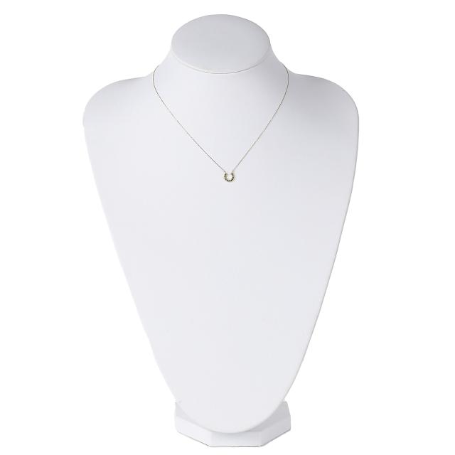 18金 ネックレス ペリドット 0.1ct ホースシュー レディース プレゼント ゴールド アクセサリー ペンダント_5
