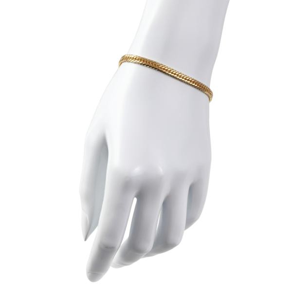 18金 喜平ブレスレット Mカット トリプル 10g 17cm メンズ