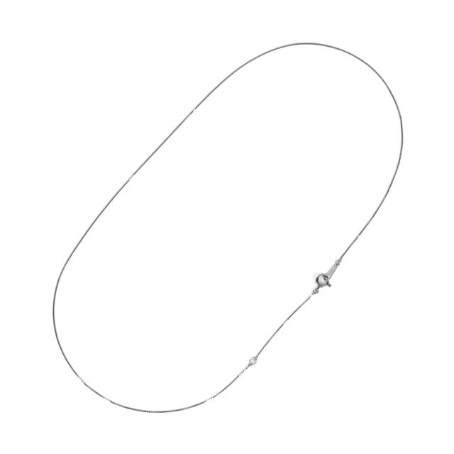 プラチナ ネックレス ベネチアン チェーン 40cm 幅0.5mm Pt850 アクセサリー_3