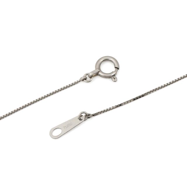 プラチナ ネックレス ベネチアン チェーン 40cm 幅0.5mm Pt850 アクセサリー_5