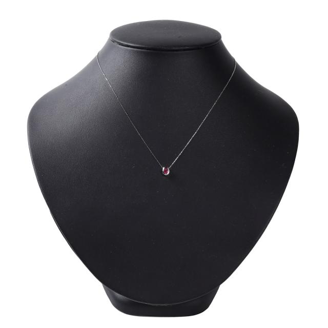 ネックレス レディース 18金 ルビー 0.2ct 一粒 馬蹄 クローバー デザイン ホースシュー k18 18k 人気 プレゼント 誕生日 女性 彼女 妻 おしゃれ きれい かわいい かっこいい ゴールド アクセサリー 首飾り ペンダント チェーン ギフト 贈り物 送料無料_6