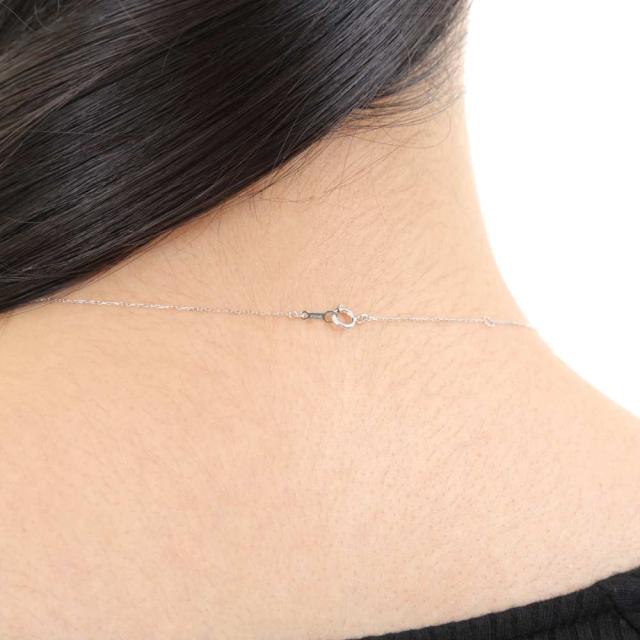 ネックレス レディース 18金 サファイア 0.2ct 一粒 馬蹄 クローバー 幸運を運ぶ デザイン ホースシュー k18 18k 人気 プレゼント 誕生日 女性 彼女 妻 おしゃれ きれい かわいい かっこいい ゴールド アクセサリー 首飾り ペンダント チェーン ギフト 贈り物 送料無料_10
