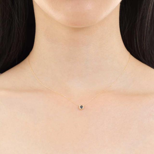 ネックレス レディース 18金 サファイア 0.2ct 一粒 馬蹄 クローバー 幸運を運ぶ デザイン ホースシュー k18 18k 人気 プレゼント 誕生日 女性 彼女 妻 おしゃれ きれい かわいい かっこいい ゴールド アクセサリー 首飾り ペンダント チェーン ギフト 贈り物 送料無料_7