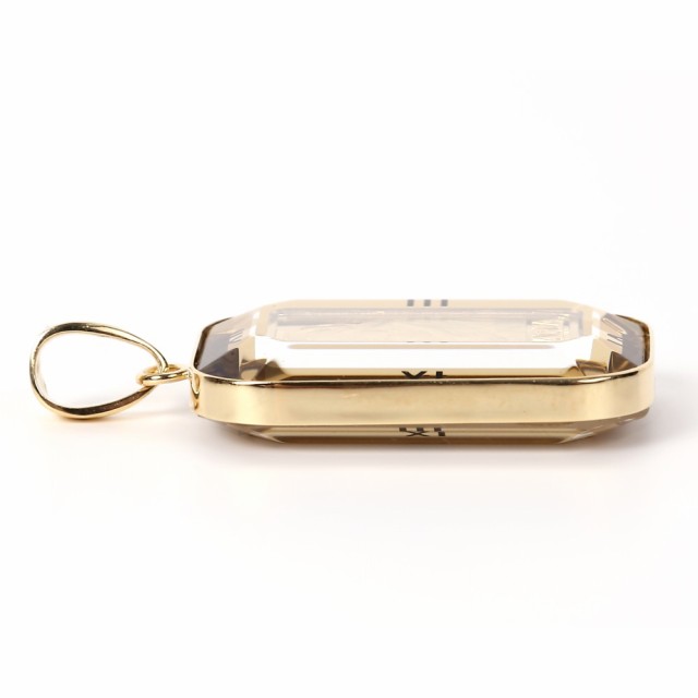 純金 K24 インゴット 1g マリア ペンダントトップ アトラス 時計文字 ゴールド デザイン枠 新品 送料無料 メンズ レディース プレゼント