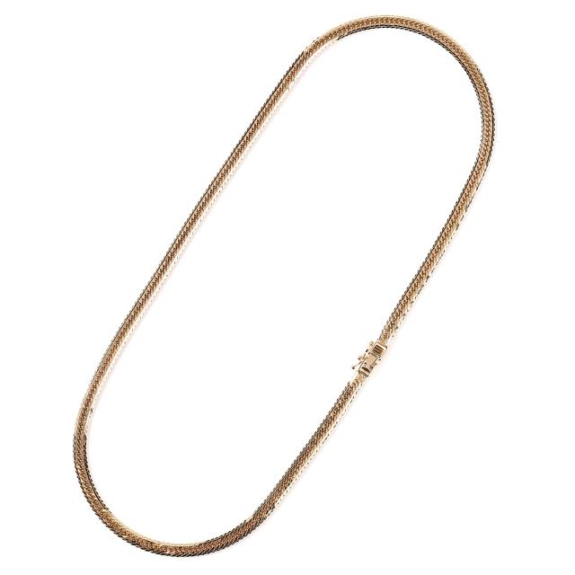喜平 ネックレス k18 18金 Mカット トリプル 22g 45cm チェーン 造幣局検定マーク刻印入の通販は
