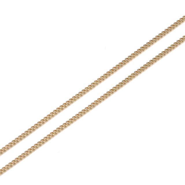 喜平 ネックレス k18 18金 2面 1.1g 幅0.8mm 40cm 造幣局検定マーク刻印入 0.24φ 引輪 チェーン_4
