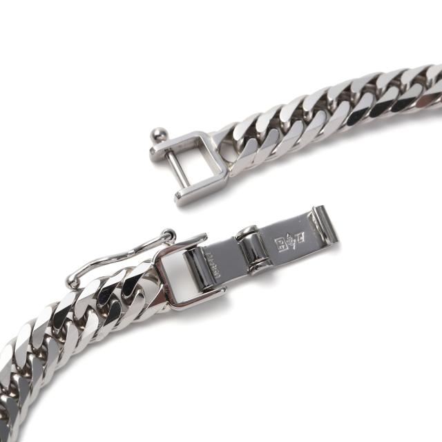 プラチナ 喜平ブレスレット 6面ダブル 20g 20cm メンズ レディース