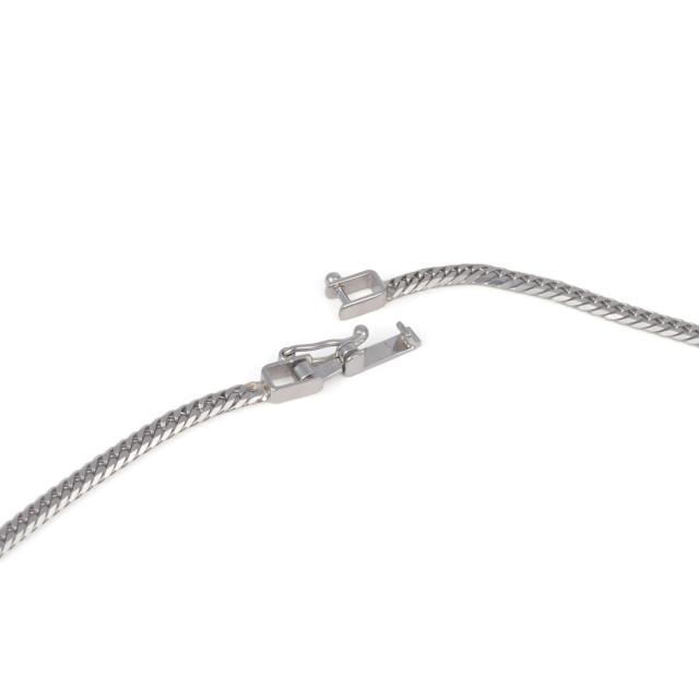 Pt850 喜平プラチナネックレス6面ダブル12g 55cm造幣局検定