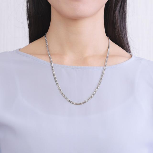 プラチナ 喜平ネックレス 6面ダブル 33g 55cm メンズ レディース 
