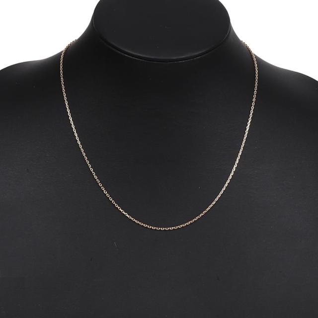 18金 ネックレス あずきチェーン 45cm 幅1.5mm k18 18k アクセサリー 小豆 アズキ ネックレスチェーン ジュエリー ゴールド_2