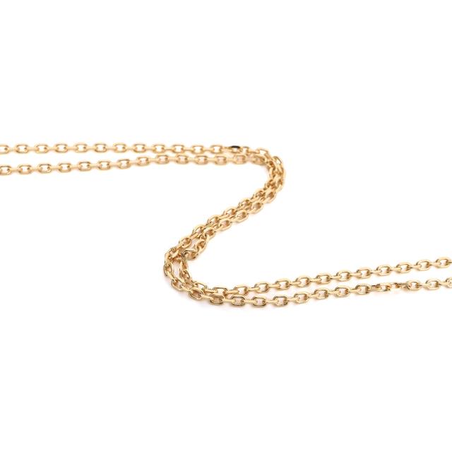18金 ネックレス あずきチェーン 45cm 幅1.5mm k18 18k アクセサリー 小豆 アズキ ネックレスチェーン ジュエリー ゴールド_3