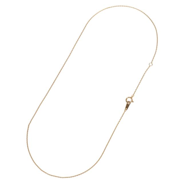 18金 ネックレス 丸あずき 40cm 幅1.0mm k18 18k アクセサリー 小豆 アズキ ネックレスチェーン ジュエリー ゴールド_5