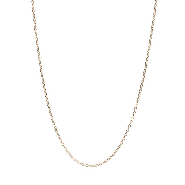 18金 ネックレス 丸あずき 45cm 幅1.5mm k18 18k アクセサリー 小豆 アズキ ネックレスチェーン ジュエリー ゴールド_3