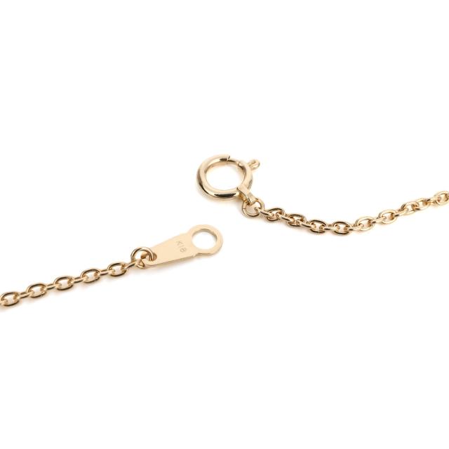 18金 ネックレス 丸あずき 45cm 幅1.5mm k18 18k アクセサリー 小豆 アズキ ネックレスチェーン ジュエリー ゴールド_6