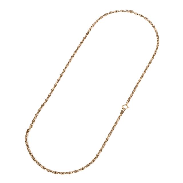 18金 ネックレス アンカーチェーン 45cm 幅2.6mm 中空 k18 18k ゴールド レディース メンズ アクセサリー ジュエリー マリーナチェーン_5