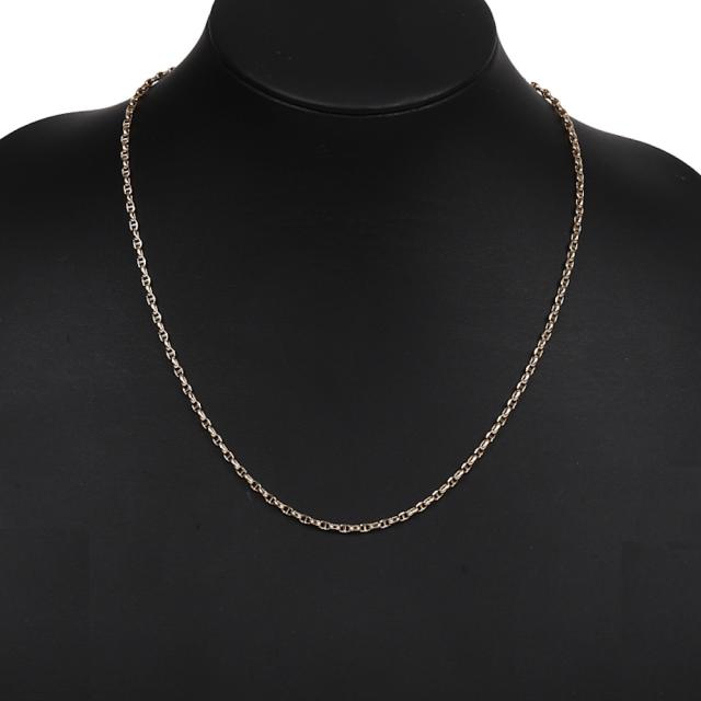 18金 ネックレス アンカーチェーン 50cm 幅2.6mm 中空 k18 18k ゴールド レディース メンズ アクセサリー ジュエリー マリーナチェーン_2