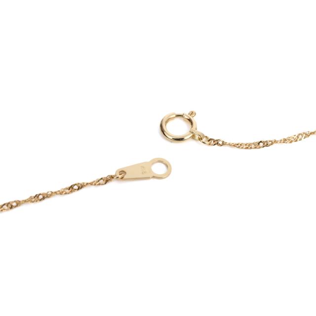 18金 スクリュー ネックレス チェーン ゴールド 45cm 幅1.3mm メンズ レディース ネックレスチェーン ジュエリー アクセサリー_6