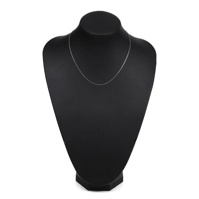 プラチナ ネックレス あずきチェーン 45cm 幅1.0mm スライドアジャスター Pt850 アクセサリー 小豆 アズキ ネックレスチェーン ジュエリー_1