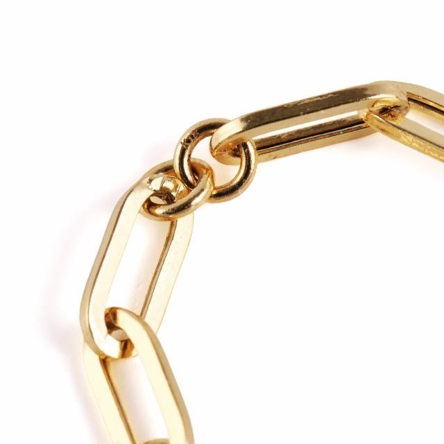 18金 リング 指輪 Hクリップチェーン k18 18k ゴールド レディース メンズ アクセサリー ジュエリー 中空 アズキ あずき 小豆_3