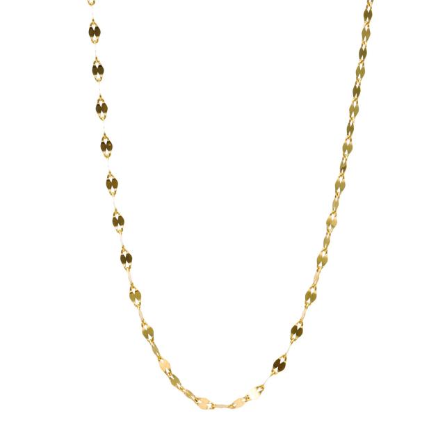 純金 ブレスレット ペタルチェーン 18cm 幅1.5mm 24金 ゴールド 手首 アクセサリー チェーン_5