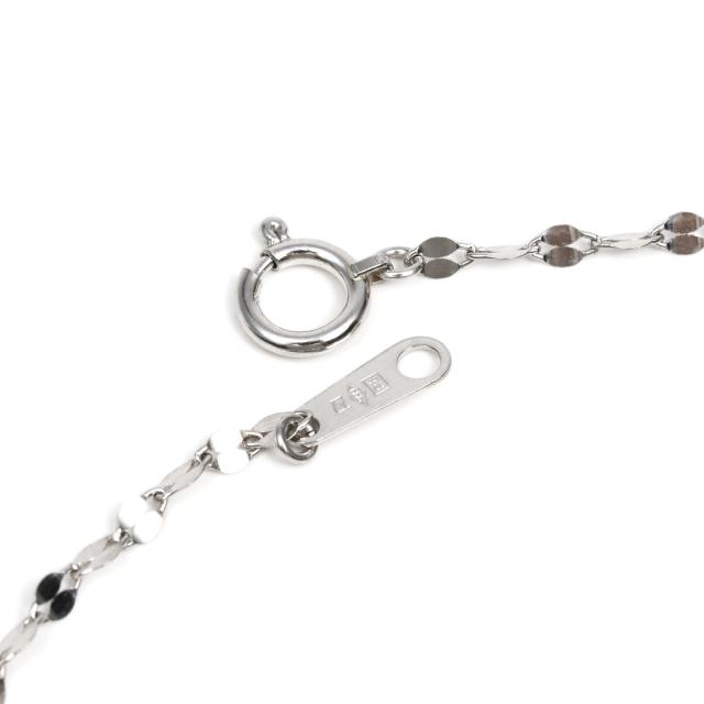 純プラチナ ネックレス ペタル チェーン 50cm 幅1.5mm 造幣局検定