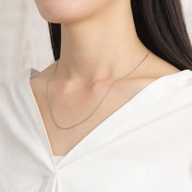 プラチナ ネックレス あずきチェーン 50cm 幅1.5mm Pt850 アクセサリー 小豆 アズキ ネックレスチェーン ジュエリー_14