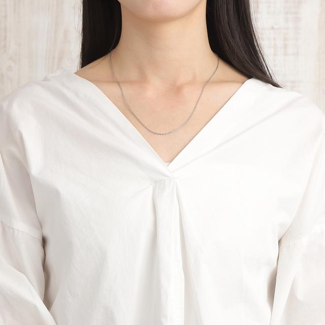 プラチナ ネックレス あずきチェーン 50cm 幅1.5mm Pt850 アクセサリー 小豆 アズキ ネックレスチェーン ジュエリー_16
