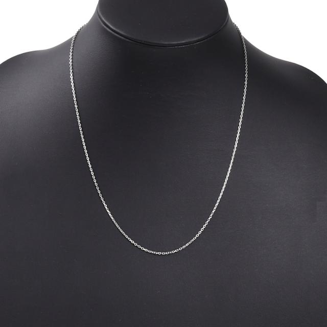 プラチナ ネックレス あずきチェーン 50cm 幅1.5mm Pt850 アクセサリー 小豆 アズキ ネックレスチェーン ジュエリー_2