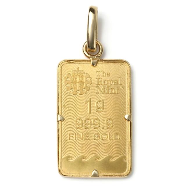 純金 K24 ブリタニア 1g ペンダントトップ シンプル枠 コイン インゴット ゴールド アクセサリー ヘッド チャーム ジュエリー ギフト プレゼント_1