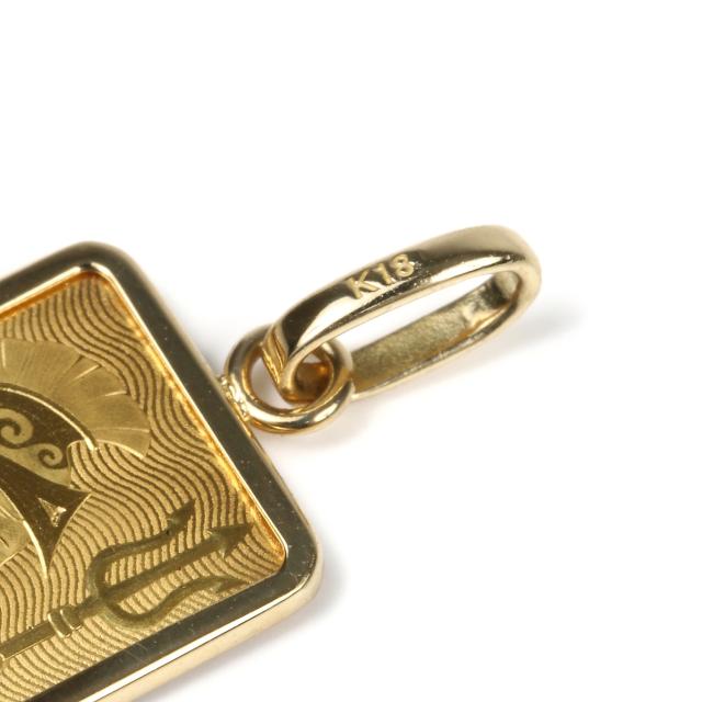 純金 K24 ブリタニア 1g ペンダントトップ シンプル枠 コイン インゴット ゴールド アクセサリー ヘッド チャーム ジュエリー ギフト プレゼント_3